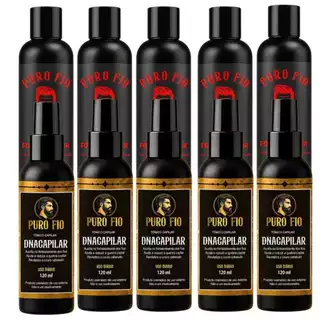 Kit 5 X Pro Barber MinoxDNACapilar Spray + 5 shampoo fortalecedor 250ml Crescimento Barba Cabelo Rápido Envio Imediato