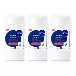 Kit Desodorante Nivea Stick Derma Control Uniformiza 54g