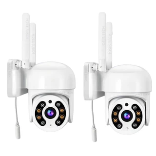 kit 2 câmeras de segurança wi-fi externa prova d'água yoosee ou icsee visão noturna IP66- Bivolt