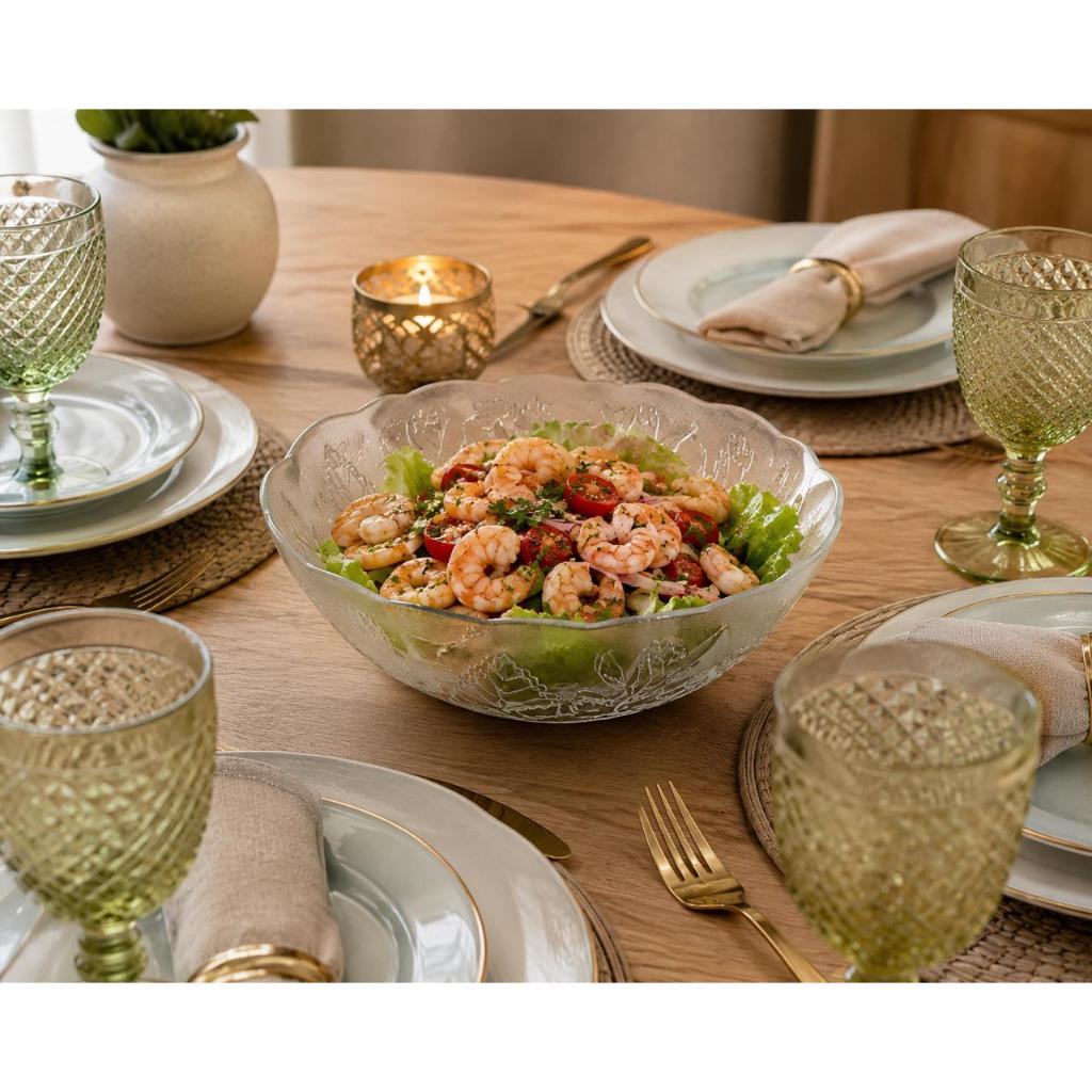Conjunto de Bowls Rose em Vidro - Dumiat 7 Peças | Shopee Brasil
