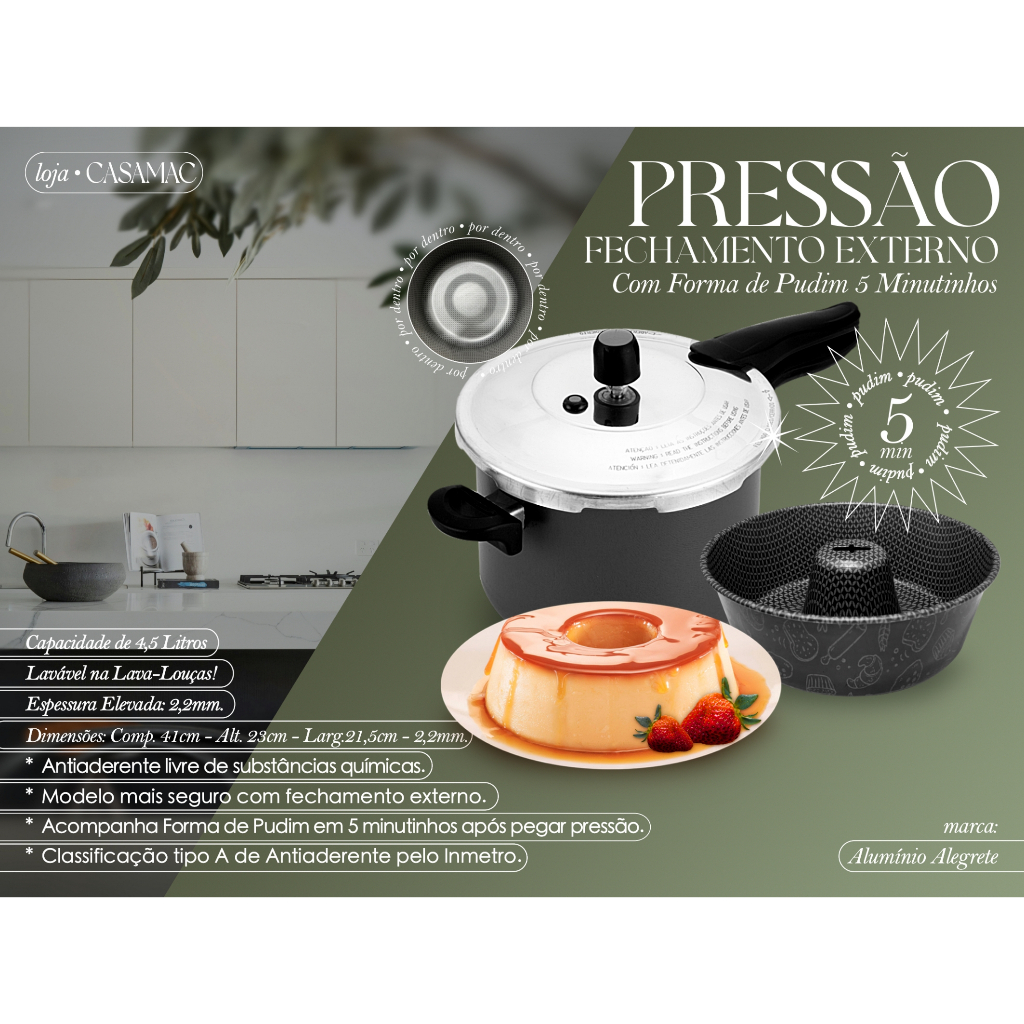 Mega Jogo De Panelas Antiaderente Fortes Grossas + Panela de