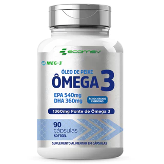 Omega 3 Ultra Concentrado 1360Mg 90Cáp MEG-3 Ecomev