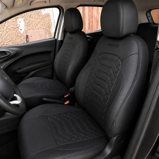 Capa Para Bancos Automotivos Couro Ecológico Sob Medida Fiat Argo E Fiat Cronos Acolchoadas Personalizadas