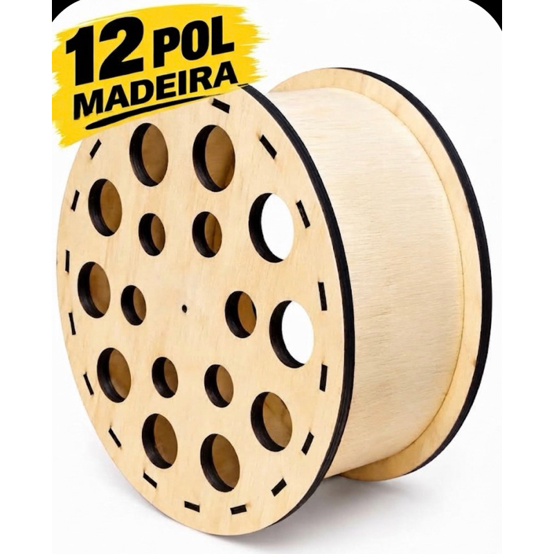 Carretilha Pipa 12 Polegada (30cm) Com Rolamento Duplo Personalizada