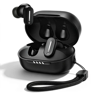 INOVA Fone de Ouvido Bluetooth 6.0 TWS Sem Fio 30H IPX5 com Cordão Alça Portátil Estojo de Carga