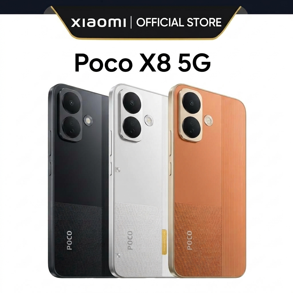 CELULAR XIAOMI POCO X8 5G NFC 128GB 256GB 8340mAh AMOLED ALTO DESEMPENHO CARREGADOR PADRÃO BR NOVO