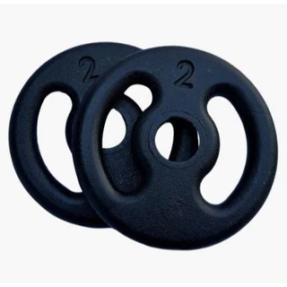 Par Anilha Vazada Pintada Preto 2 kg