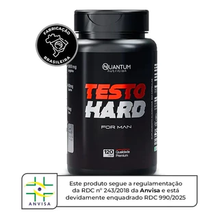 Testo Hard + Energia Pré Treino Pré Workout Ganho Massa Quantum Nutrition