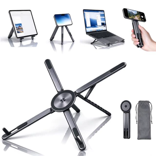 Suporte Magnético 4 em 1 Celular Tablet Notebook Dobrável Portátil