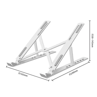 Suporte Notebook Alumínio Dobrável | Portátil Refrigerador Home Office