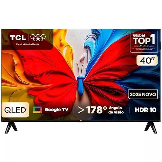 TV TCL QLED SMART 40” 40S5K FHD GOOGLE TV