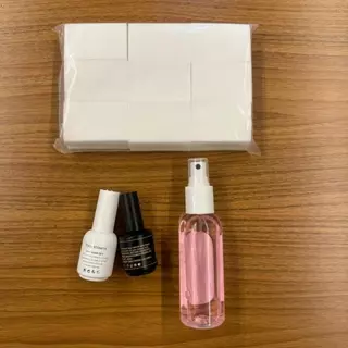 Kit Blindagem de Unhas em Gel Completo Prep Primer Top Coat Algodão Prensado Nº 32 em Oferta na Shopee