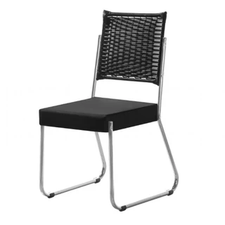 Cadeira de Jantar  Claudia com Assento Estofado e Revestimento Suede Aço Nobre em Oferta na Shopee