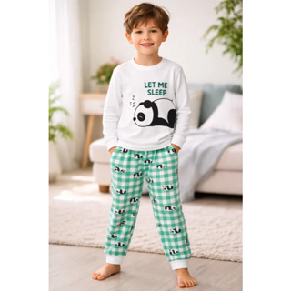 Pijama Infantil Masculino Inverno Let Me Sleep - Hey Kids Branco em Oferta na Shopee