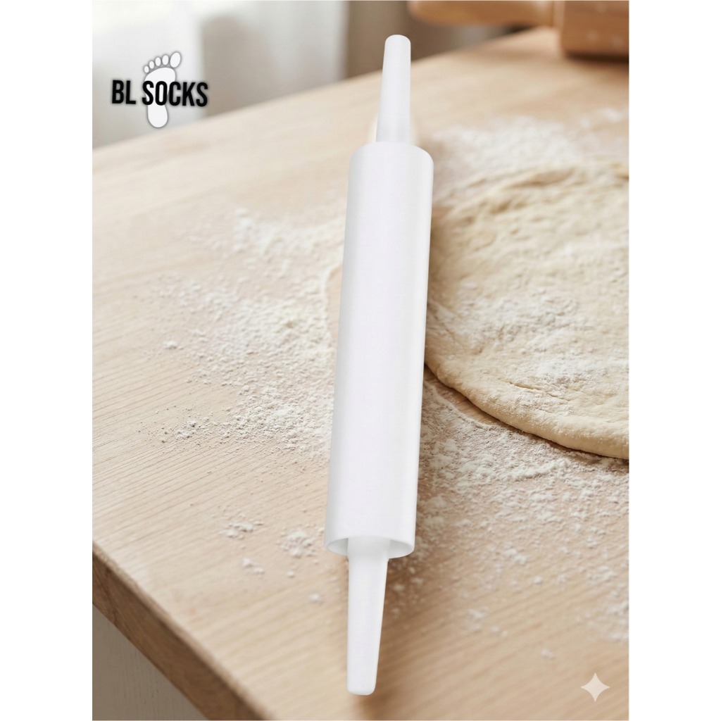 Rolo Plástico Giratório Para Pizza Pão Pastel Massa Salgados
