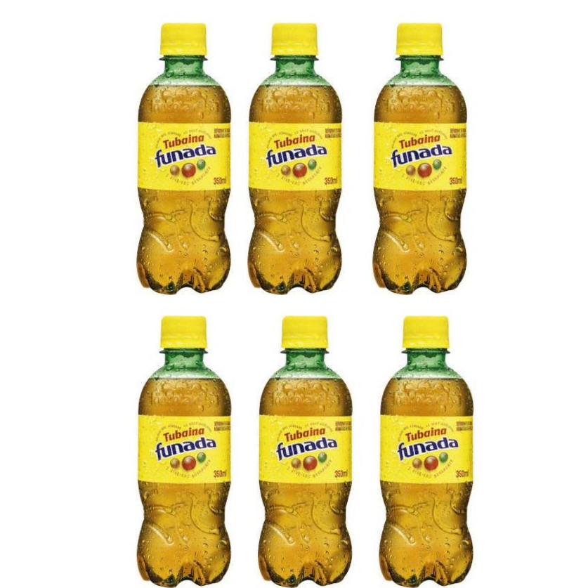 Pack c/ 6 Refrigerante Tubaina Funada 350ml | Shopee Brasil
