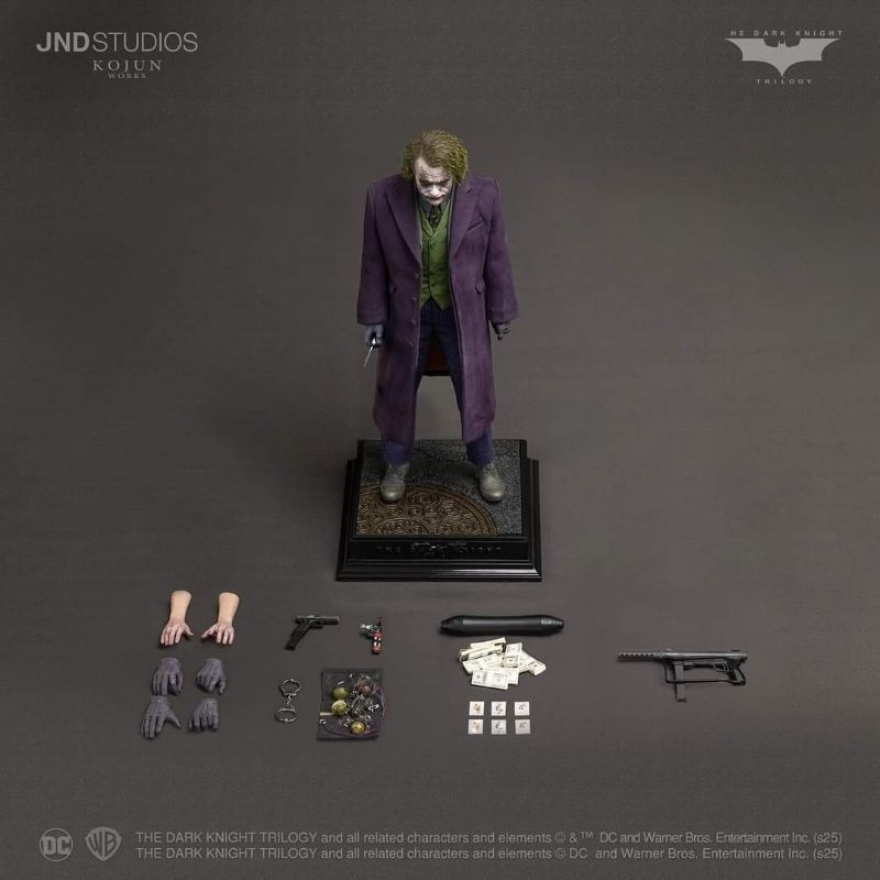 1/6 ジョーカー カスタム WonderWorld JND Studios Jnd Studios Não e hot Toys Inart Coringa Joker 1/6 Leia O Anúncio