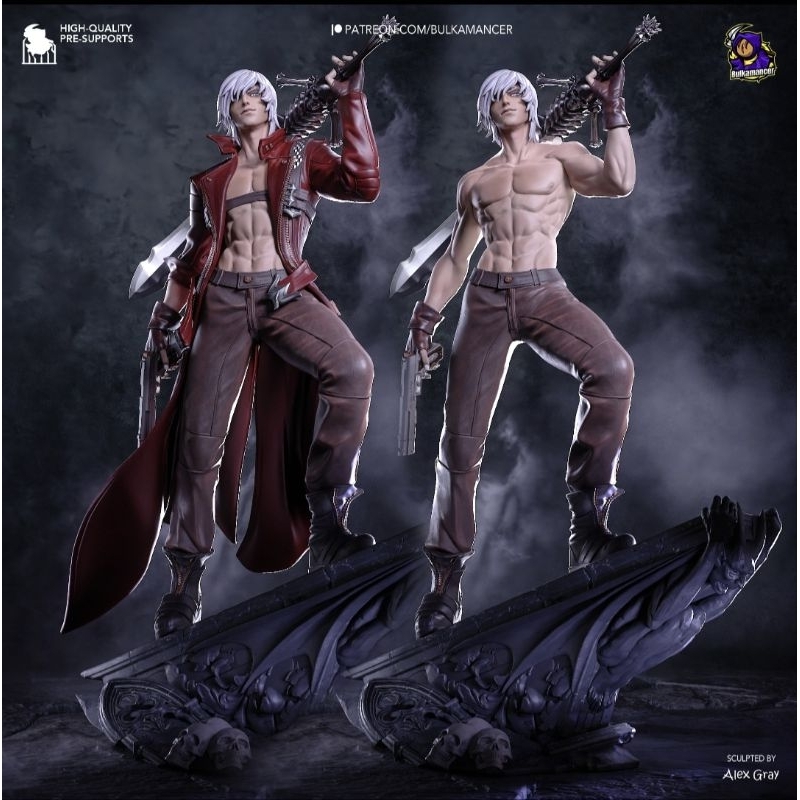 DANTE フィギュア Devil May Cry 033 Action Figure Dante - Devil May Cry 3 - Escala 1/6 | Shopee Brasil