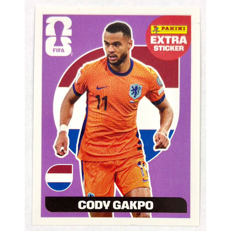 acgカード　　legend of  SP⭐︎215 Figurinha Extra Legend Copa do Mundo 2026 Cody Gakpo Roxa Original