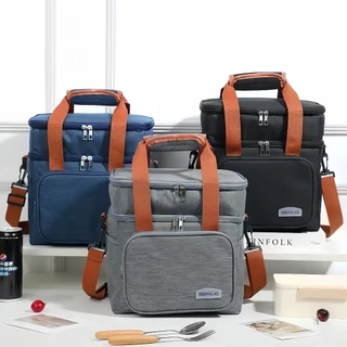 Bolsa Térmica Dupla Camada Impermeável Para Praia Churrasco Bebidas e Alimentos