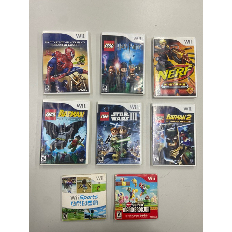 Wiiソフト人気１１セット！ Jogos Originais Nintendo Wii | Shopee Brasil