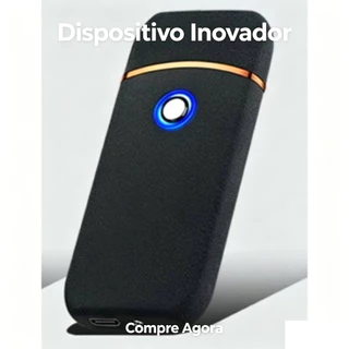 Isqueiro Elétrico por Toque Recarregável USB, Design Metálico Premium 6035