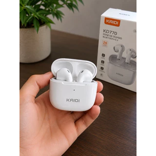 Fone Bluetooth Kaidi KD-770 Original TWS Sem Fio Bluetooth 5.3 Som Estéreo Android iPhone