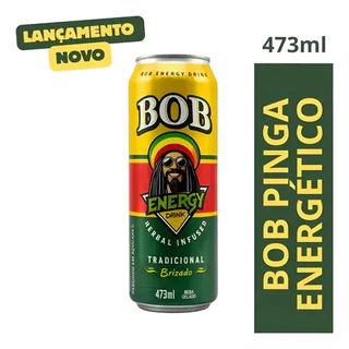 Energético Bob Energy Tradicional Brizado 473ml