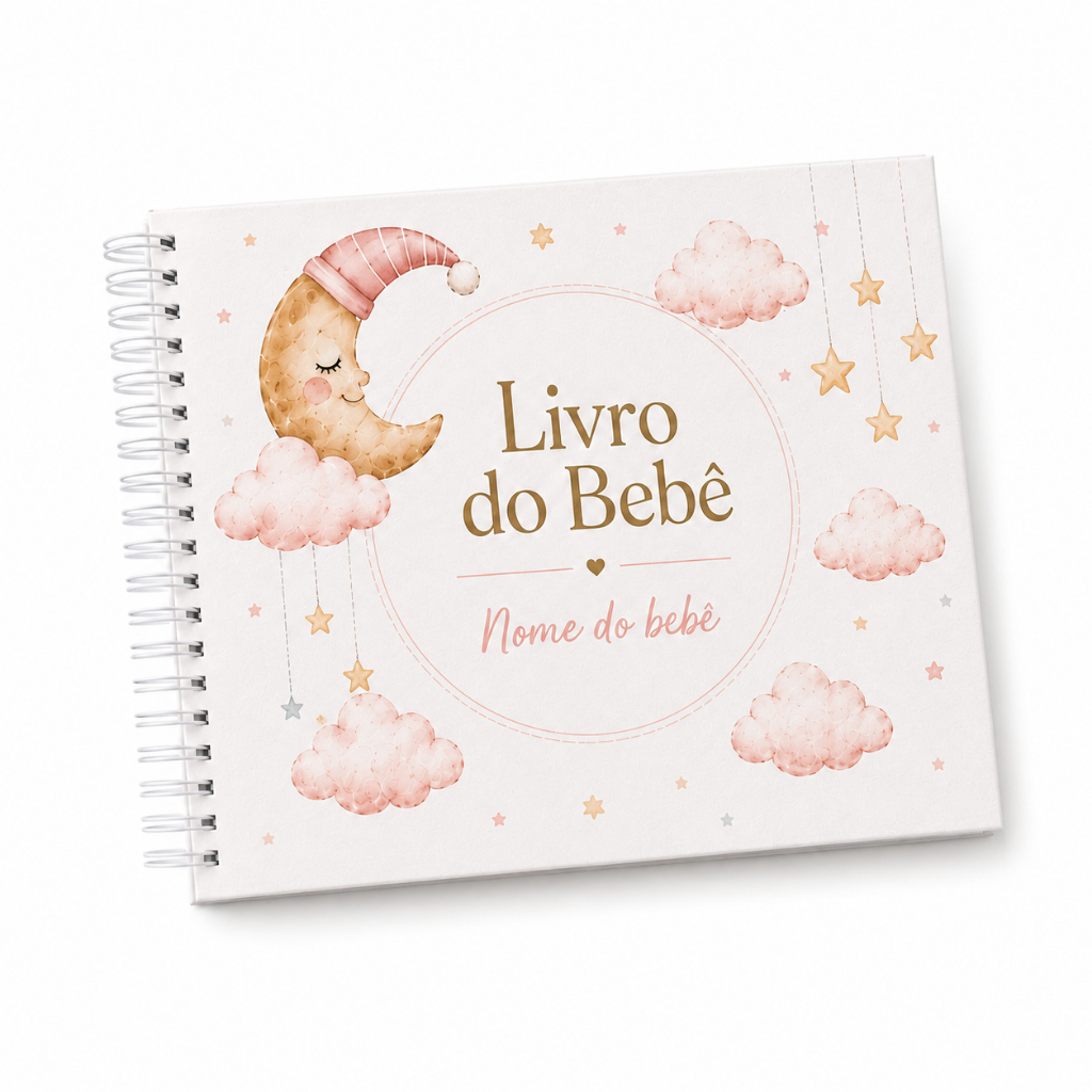 Livro do Bebê Personalizado Ursinho — Tema 02
