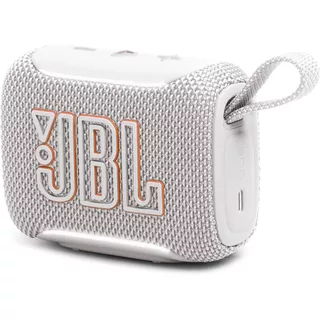 Caixa de Som Portátil JBL GO 5 Branco Original Bluetooth À Prova D'água Iluminação e Auracast