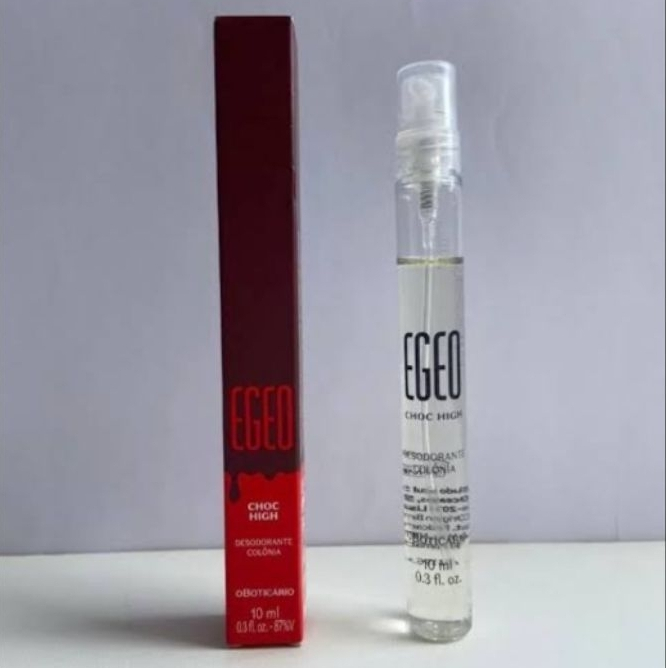 Colonia perfume miniatura 10ml egeo choc righ adocicado para testar e ...