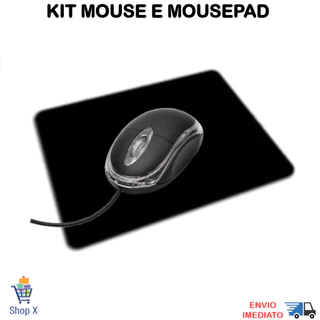 Mouse Com Fio USB Design Ergonômico 1000/1600 DPI Ajustável Alta Precisão Cabo Resistente Mousepad