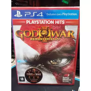 GOD OF WAR III REMASTERED PS4 JOGO ORIGINAL NOVO LACRADO PLAYSTATION 4