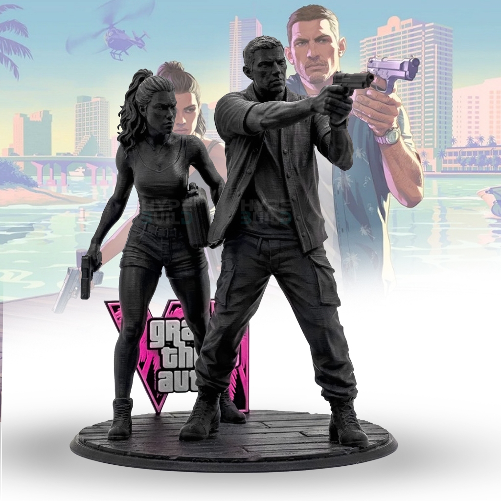 Diorama GTA VI Premium – Vice City Grand Theft Auto VI Colecionável