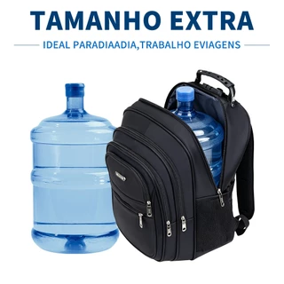 Mochila Masculina Grande Reforçada Impermeável para Notebook Trabalho Faculdade Viagem Escolar Resistente