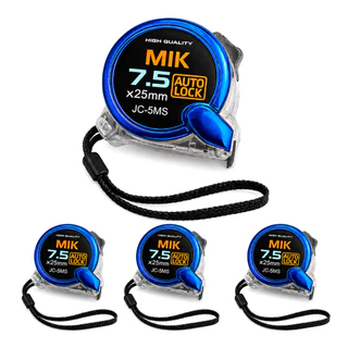 Kit Trena De Aço Com Trava E Alça 7.5m X 25mm / 5m X 25mm Durável Profissional Kit com 1,2 e 3