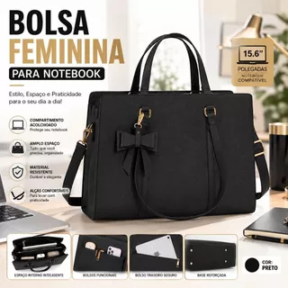 Bolsa Para Notebook Feminina Couro 15.6 Bolsa Notebook Feminina Bolsa Para Computador Feminina Tote Notebook