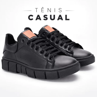Tênis Masculino Casual Confortável Sola Alta Oversize Plataforma Sola Alta