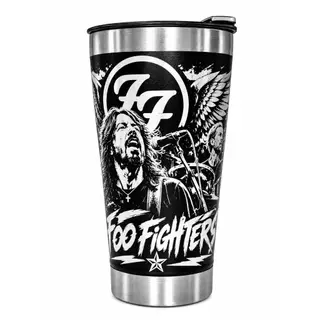 Copo Térmico 473ml – Tema Foo Fighters | Presente para Fãs de Rock