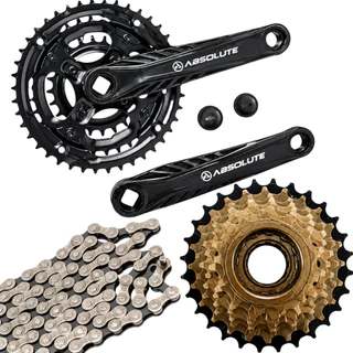 Kit relação bike 21v Corrente index de Bicicleta Catraca 7v Bike Coroa aro 26 e 29
