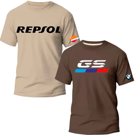 kit 2 Camisa BMW GS Repsol 100% algodão
