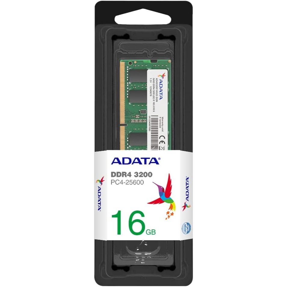Memória RAM para Notebook Adata 16GB 3200MHz DDR4 - Original, lacrada e ...