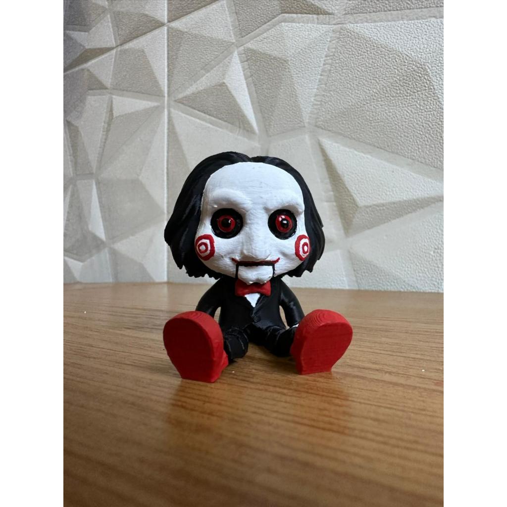 Boneco Billy Jigsaw – Mini Colecionável de Terror com Detalhes
