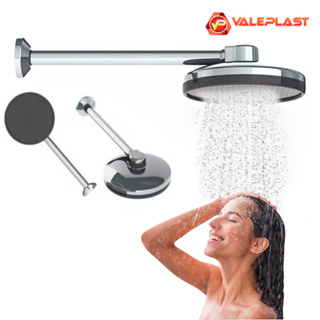 Ducha Fria Vale Maxi 170mm 7" Branca, Preta e Cromada