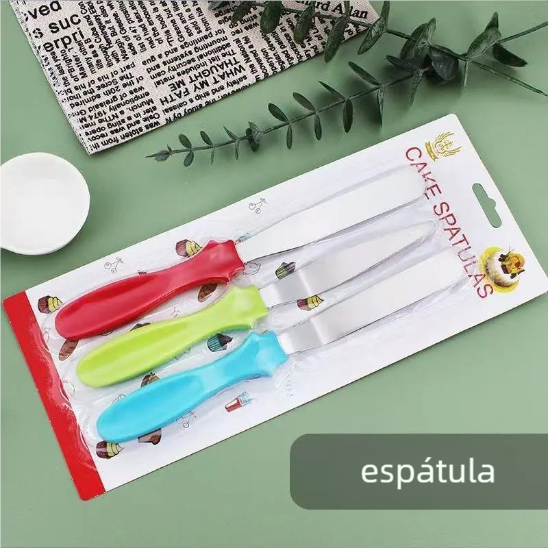 Espátulas Confeiteiro Em Inox - Multiuso Para Bolos Decorado