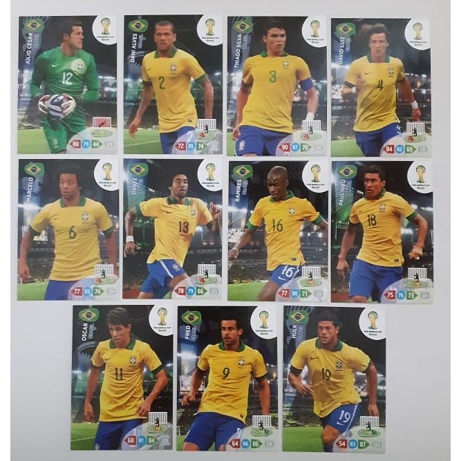 Lote Com 197 Cards Diferentes Copa 2014 - Panini - Adrenalyn XL