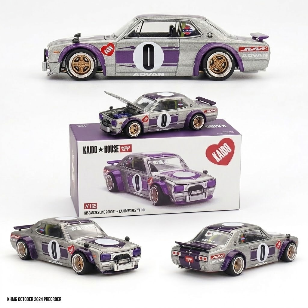 Mini GT & Kaido House | Escala 1:64 Diecast | Vários Modelos
