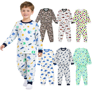 Kit 6 Peças Pijama Infantil Manga Longa Inverno Menino e Menina do 1 ao 8 Sortido em Oferta na Shopee