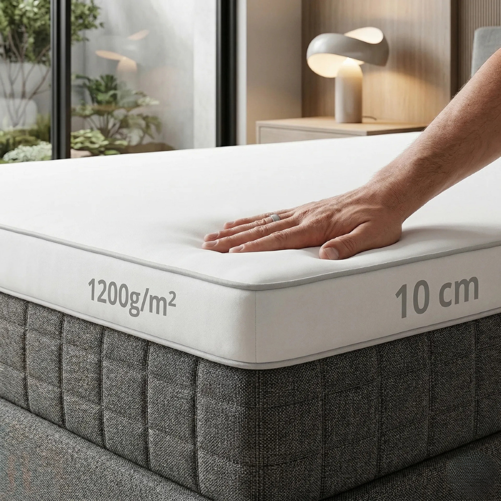 Pillow Top Casal 1200g/m² + 10cm Manta Premium Ultra Macio de Fibra ...