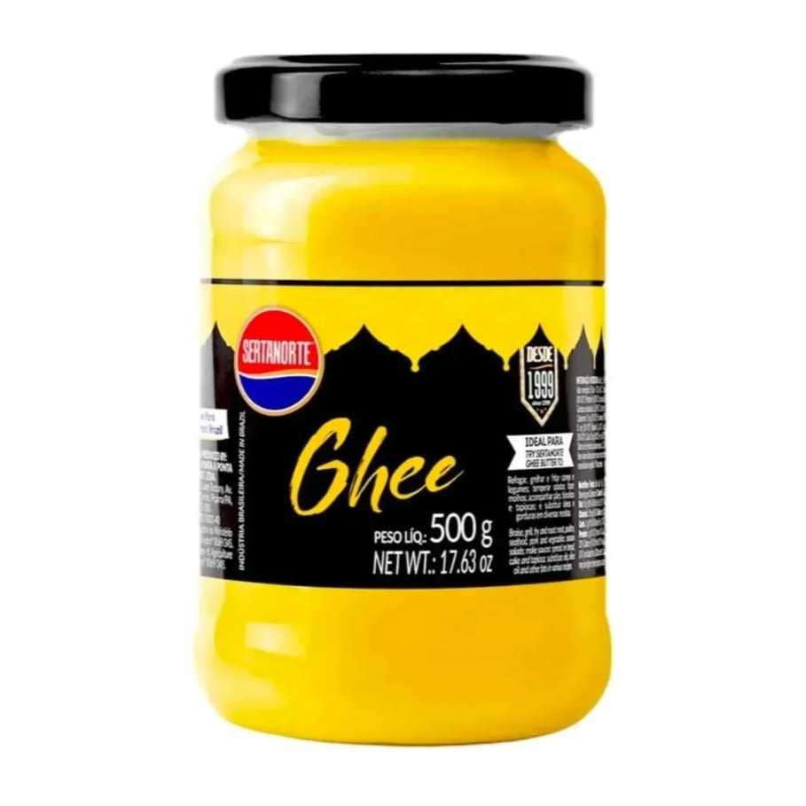 MANTEIGA GHEE CLARIFICADA SEM CORANTES, LACTOSE E GLUTEN POTE EM VIDRO ...